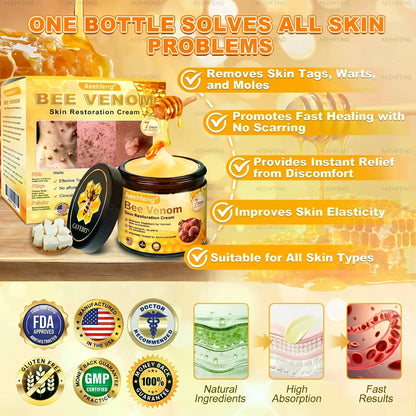 🔥 LAST DAY 80% OFF🔥 Aeehfeng® Bee Venom Skin Restoration Cream